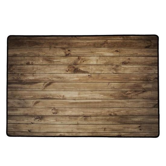 Tapis de Jeux - IMMERSION - Wood Texture - Vert - 60 x 40 cm - Confort de jeu incomparable