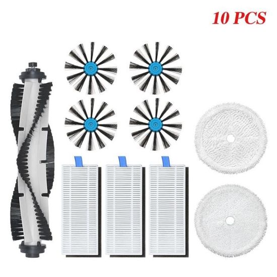 Pack De 10 Serpillères Microfibre De Rechange Pour Robot Aspirateur Lefant M330 Pro - Lavables Et Réutilisables - 2
