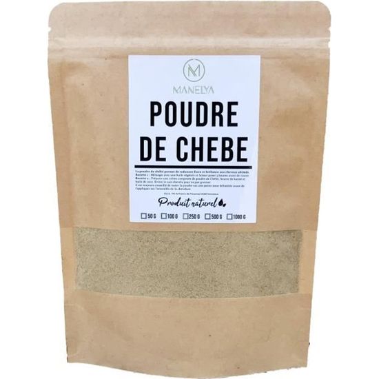 Poudre De Chébé Du Tchad 100% Naturelle - 120g - Pour Pousse Et Entretien Des Cheveux