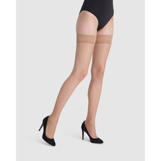 Bas Voile 15 Deniers GERBE Gerlon T2 – Cappuccino – Taille 2 – Fabriqués En France – Neuf Avec étiquettes