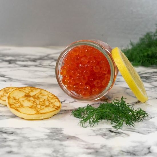 Œufs De Saumon Non Pasteurisés - 150g | Comptoir De La Gastronomie