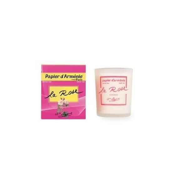 Bougie Parfumee Papier D Armenie La Rose Achat Vente Bougie Decorative Cdiscount