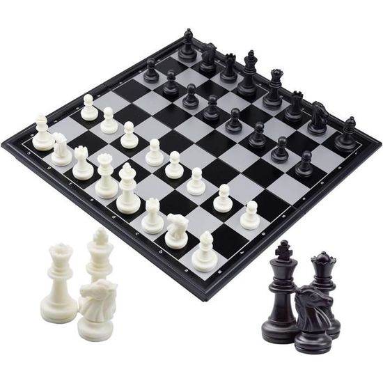 Jeu D'échecs Magnétique SANTOO - Échiquier Pliable 25x25cm | Pour Enfants Et Adultes Voyage