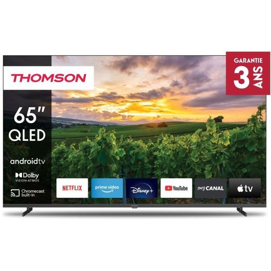 THOMSON 65QA2S13 - TV QLED 65'' (164 cm) - 4K UHD 3840x2160 - HDR - Smart TV Android - 4xHDMI