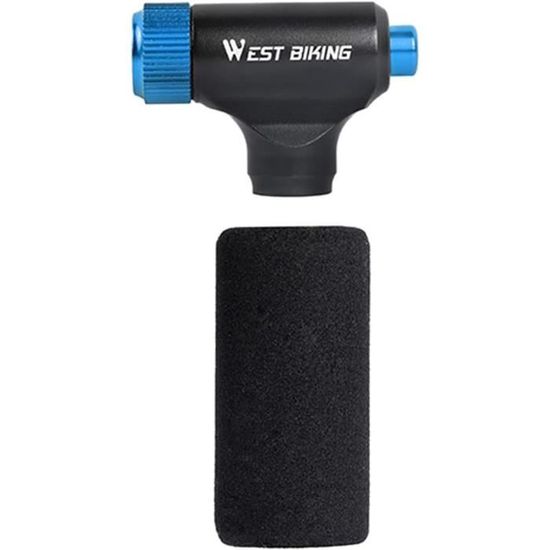Mini Pompe Et Gonfleur CO2 Barbieri Visionair 15.5 Cm - 3 Fonctions Avec Manomètre