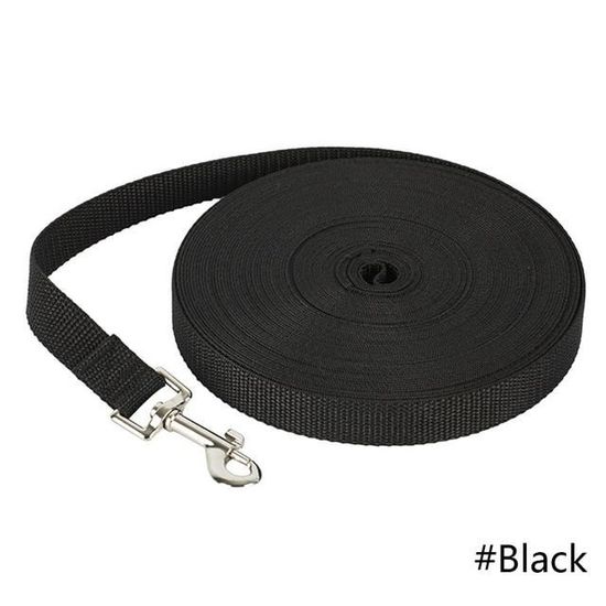 LAISSE,Black-1.5M--Longue corde de remorquage pour chien, en Nylon,  disponible en 6 couleurs, 1.5M, 1.8M, 3M, 4.5M, 6M, 10M, accesso - Cdiscount