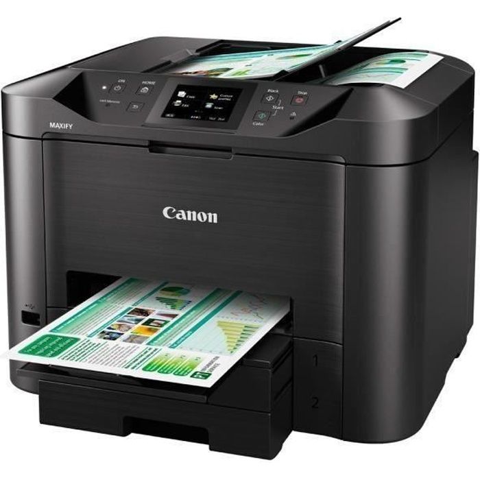 Imprimante 3-en-1 CANON MB5450 Jet dEncre Couleur A4
