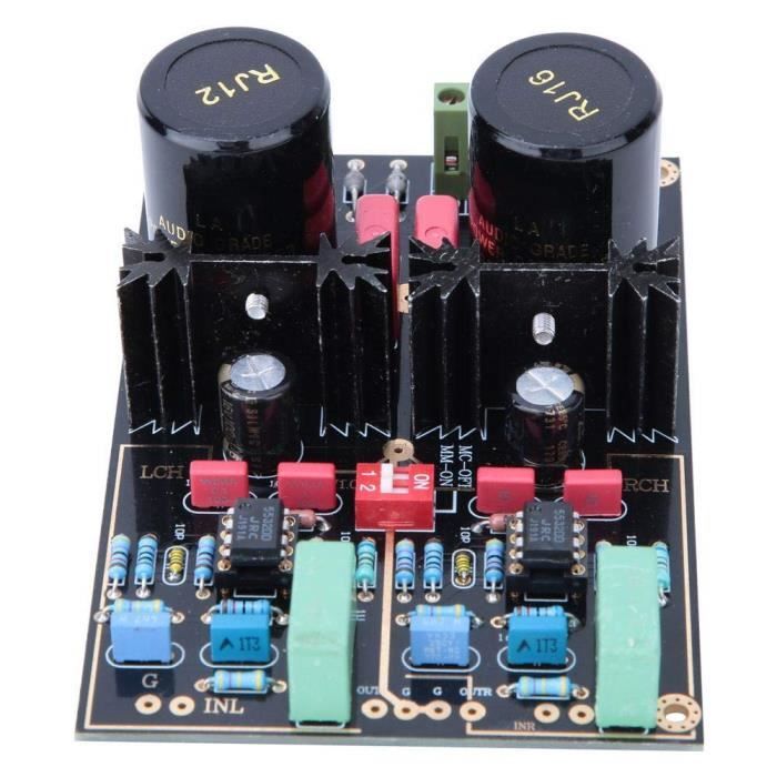 Module D'ampli HIFI Audio Double Circuit MM-MC Amplificateur Audio de ...