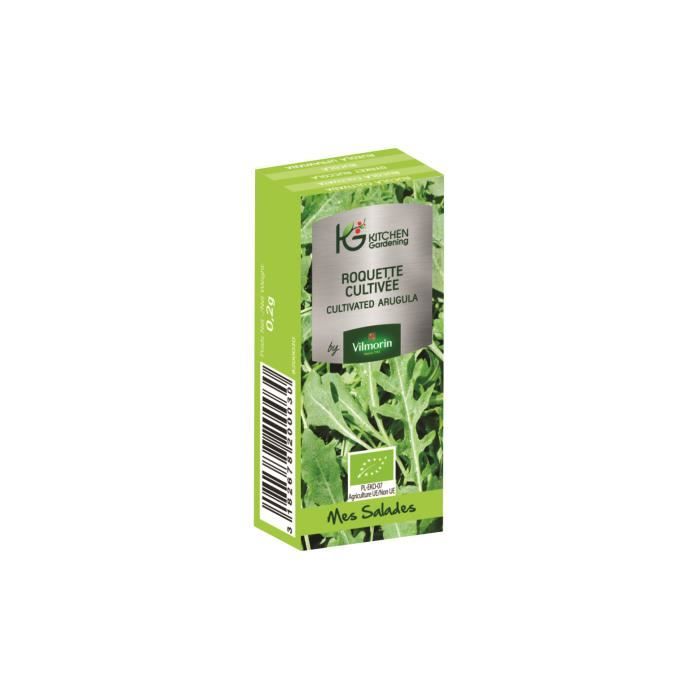 KITCHEN GARDENING by Vilmorin Roquette cultivée BIO pour jardin d'intérieur