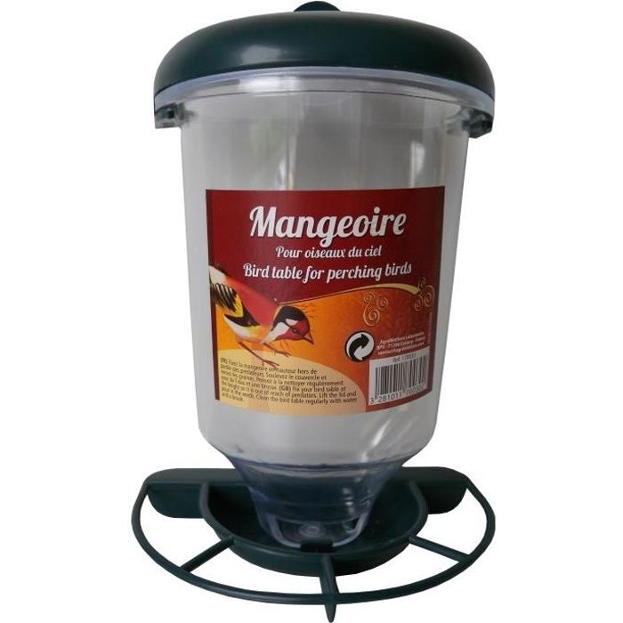 AIME Mangeoire à graines - Pour oiseaux du ciel