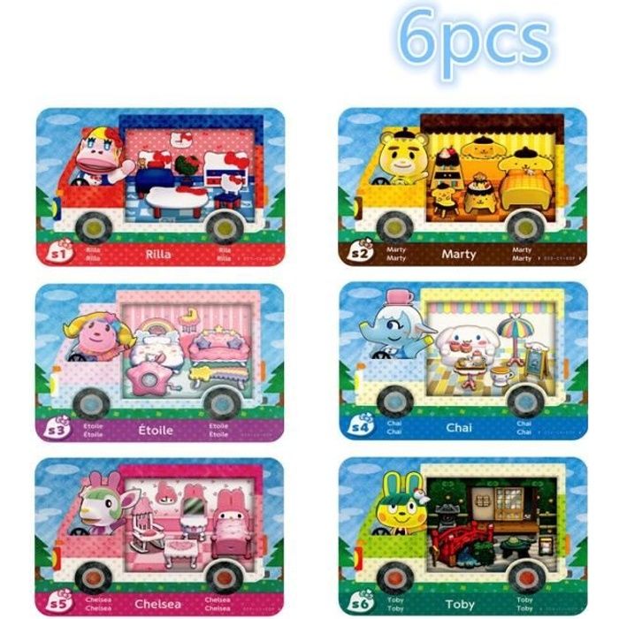 Cartes Animal Crossing Sanrio