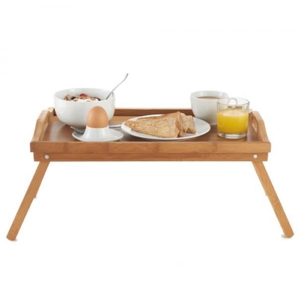 PLATEAU PETIT-DÉJEUNER AU LIT BAMBOU