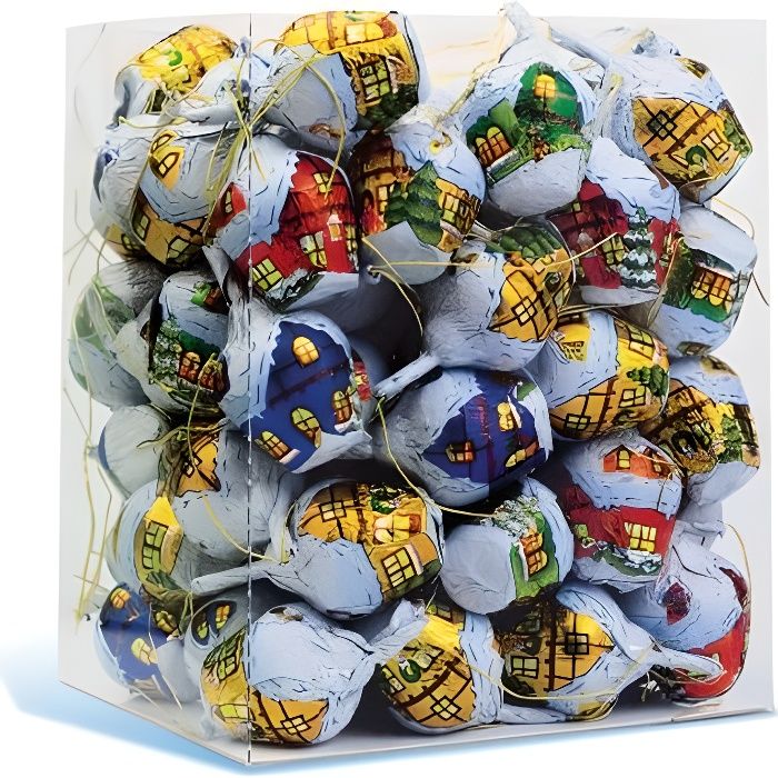 Abtey Maisonnettes Choco Lait X 60 X Moulages De Noël Au Chocolat