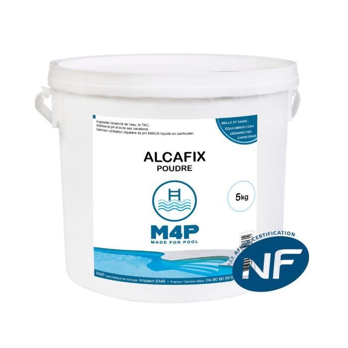 Alcafix poudre 5kg pour piscine