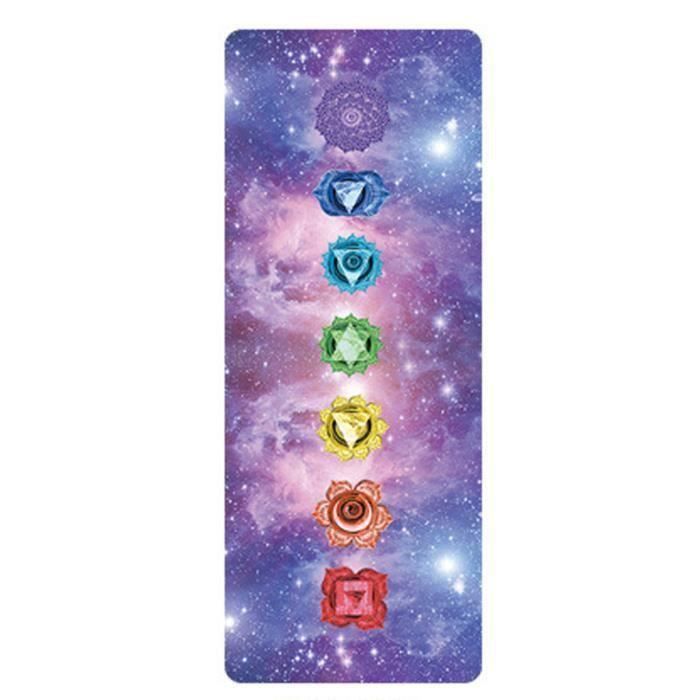 Tapis absorbant et antidérapant pliable portatif ultra mince de yoga de 1.5mm fit4886