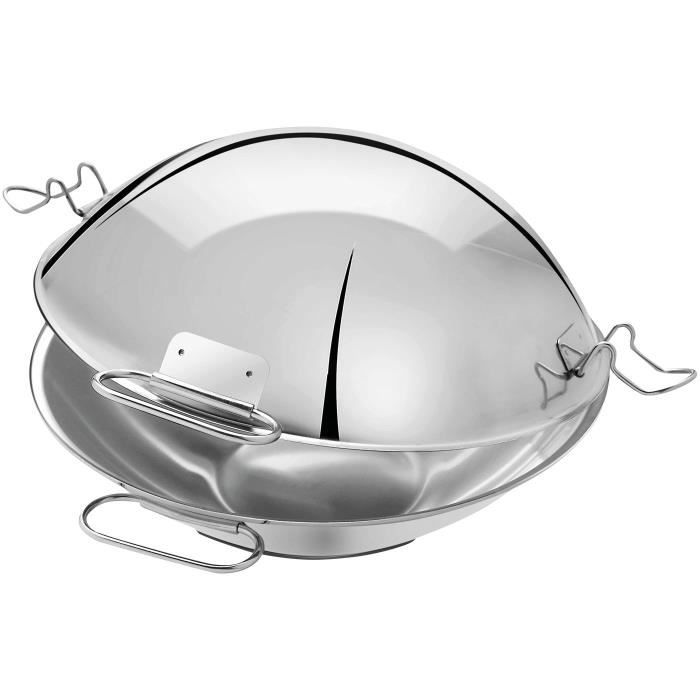 ARTAME Cataplana en inox - Ø 30 cm - Gris argenté