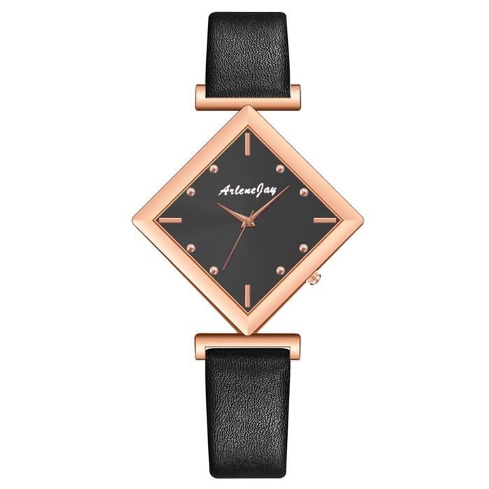 Mode minimaliste élégant avec cadran de bracelet montre à quartz pour femme montre-cadeau CDX201029916B