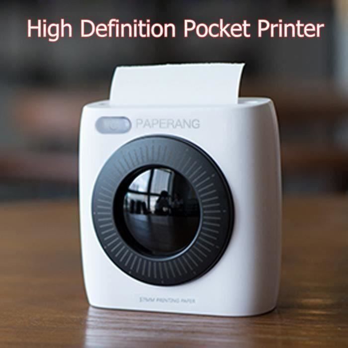 PAPERANG P2 Bluetooth Mini-imprimante de photos avec connexion de photos thermiques