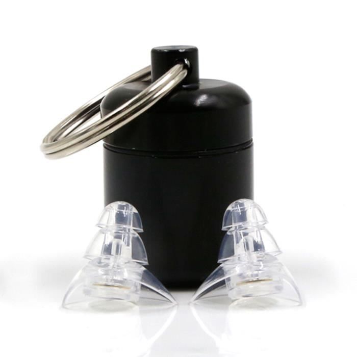 Bouchons D’oreilles Concert, Protection Auditives, Filtre Auditif, Haute Protection Réutisable Avec Filtre Et Boite De Rangement tra