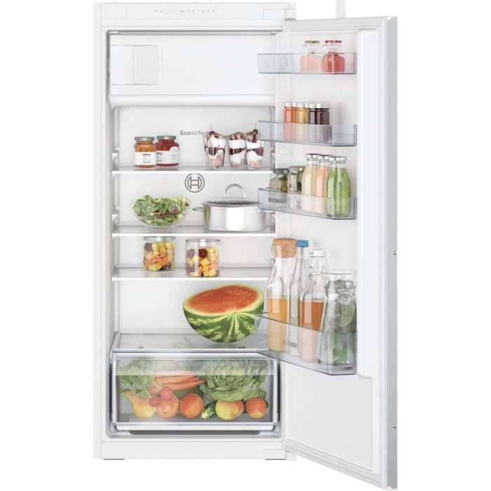 BOSCH Réfrigérateur encastrable 1 porte KIL42NSE0 Série 2, EcoAirflow, 187 L