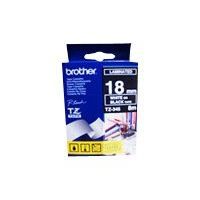 Brother TZ345 - Ruban laminé - blanc sur noir - r…