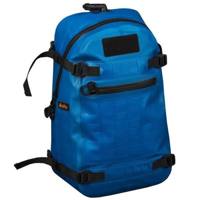 INFLADRY 25 - Sac à Dos 25 litres Bleu - 100% Étanche, dimensions 50x28x18cm