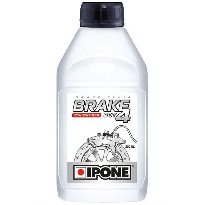 IPONE - Liquide De Frein Et Embrayage Compatible Dot 3 Brake Dot 4 500ml
