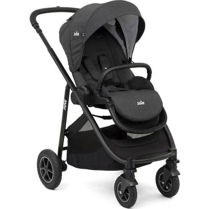 JOIE Versatrax 2 - Poussette Compacte Pliable - Jusqu'à 15Kg - Noir