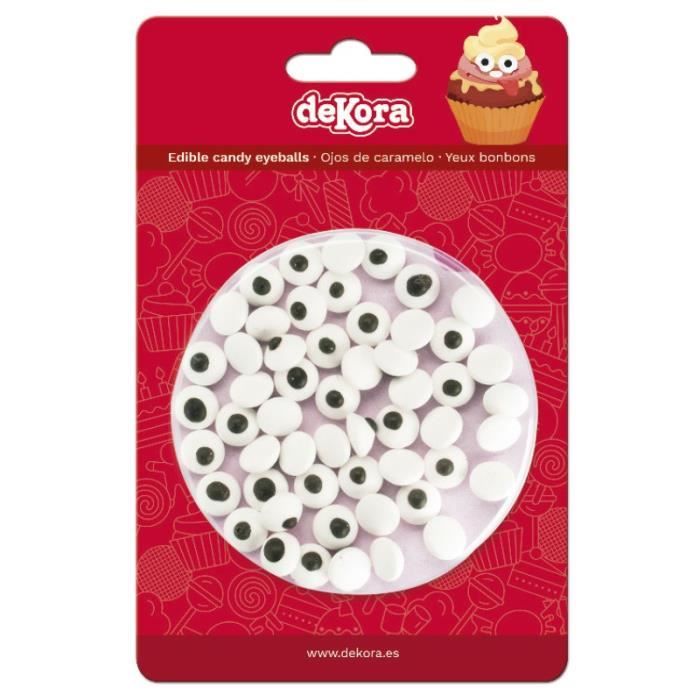 Yeux Bonbon en Sucre 25g - Oeil Gateau Decoration Cupcake - 822