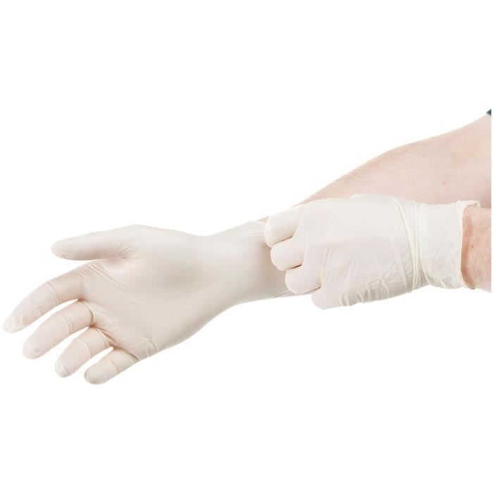 PRONET Gant nitrile non poudré 9 / 10 - Boite de 100