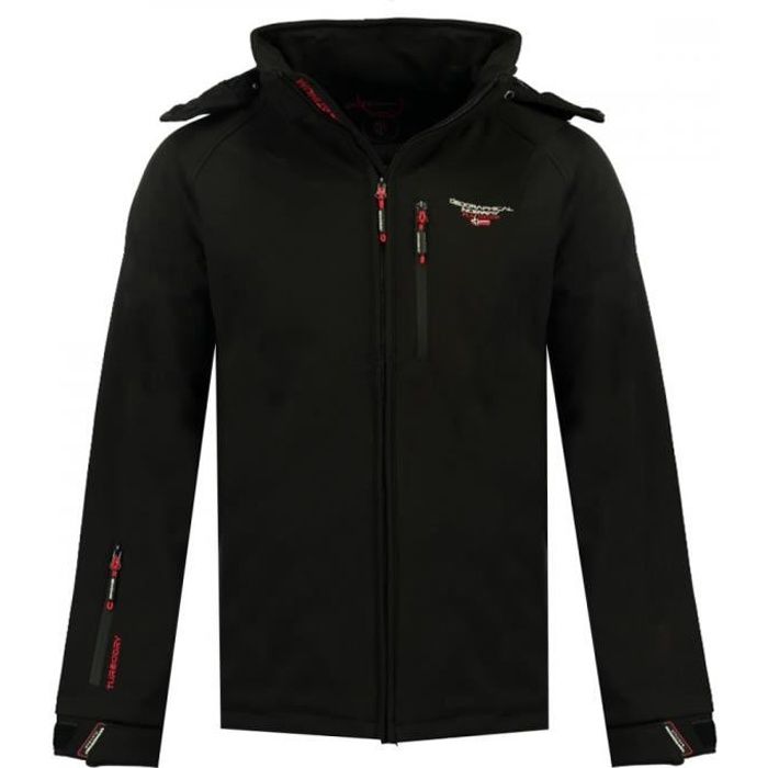Veste Geographical Norway modele softshell taboo homme - Noir