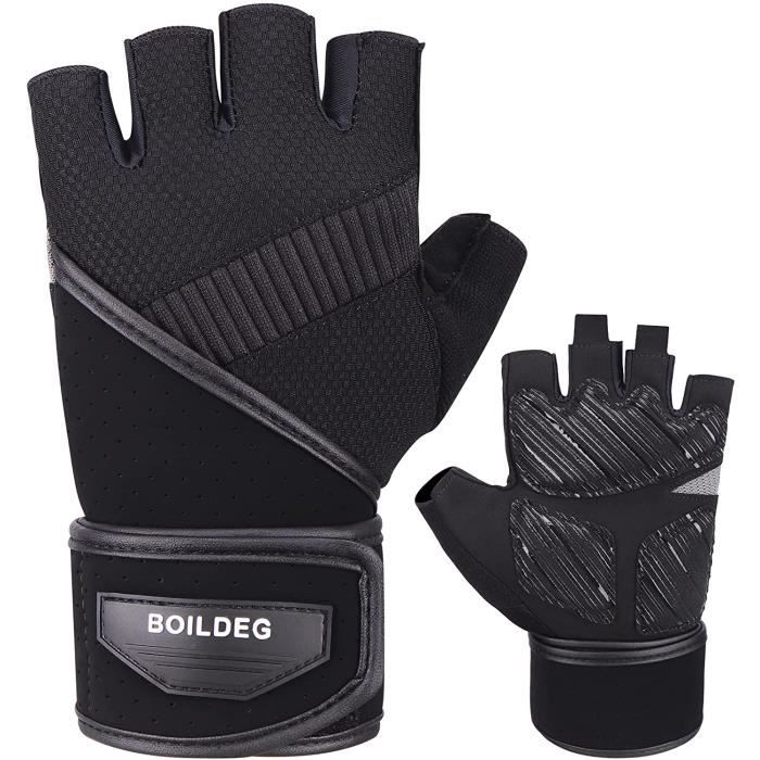 Gant FitnessGants de Sport avec Support de Poignet et Protection de la Paume Gant Crossfit Respirants Gants d'haltérophilie G 188