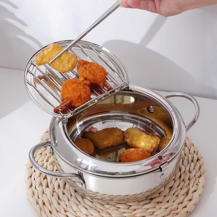 NICELOCK 20cm Ustensiles de cuisine de haute qualité en acier inoxydable
