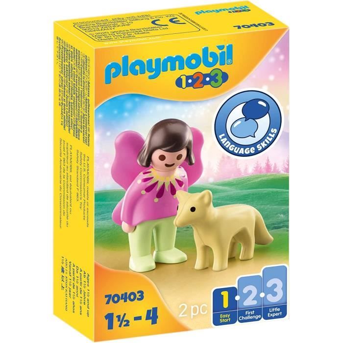 Playmobil 1.2.3 - 70403 - Fée Avec Renard