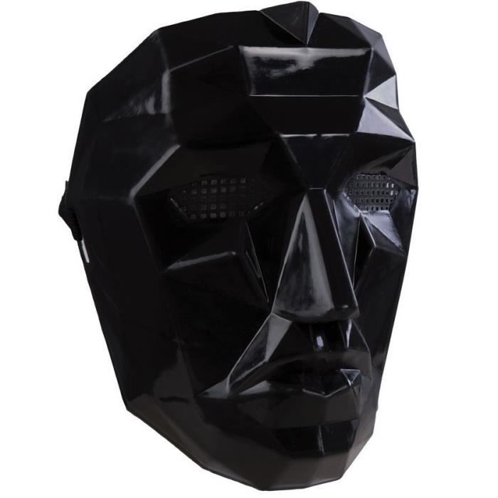 Masque visage Origami Noir adulte (x1) REF/21203