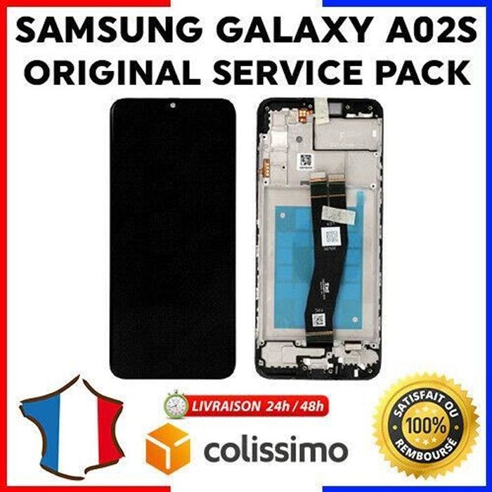 Ecran LCD + Vitre Tactile Samsung Galaxy A02S SM-A025G ORIGINAL Service Pack
