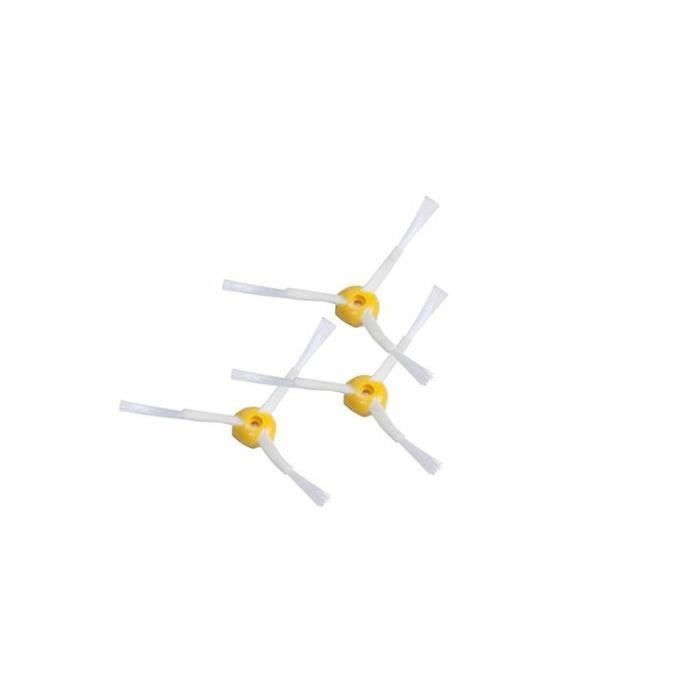 STOEX® Pack de 3 brosses latérales pour iRobot Roomba - séries 500-600-700