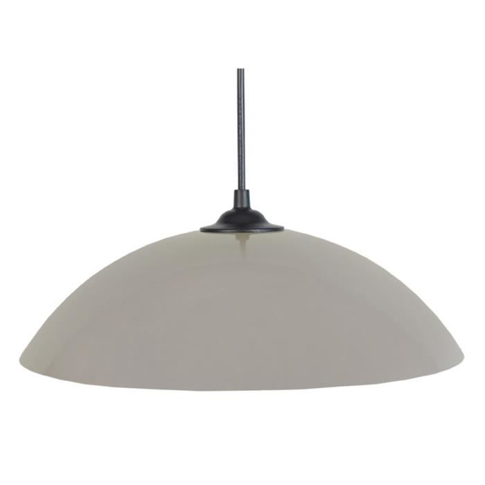 Lustre - suspension Demi-lune E27 25 W Ø29,5 cm Beige