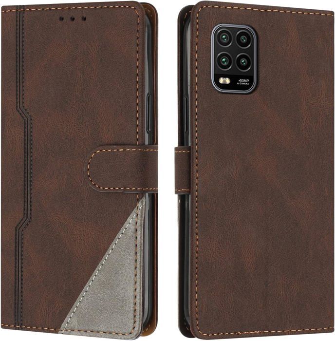Portefeuille Ophidia avec chaîne en toile Supreme beige et marron foncé | ® Canada