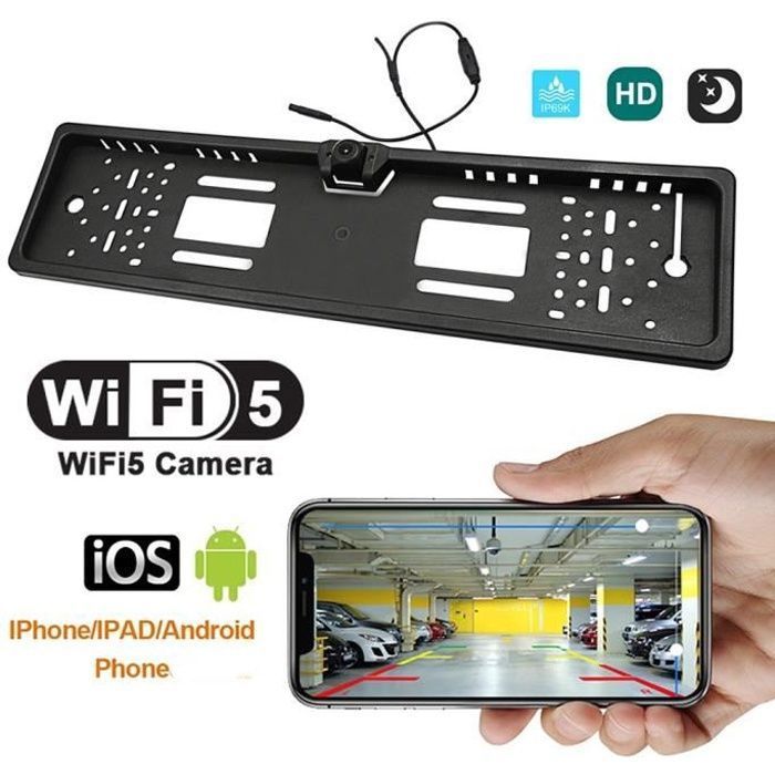 Caméra de recul Sans Fil sur support de plaque VW Sagitar main image 1