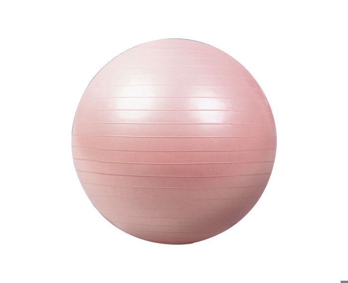 Ballon dexercice - Ballon de yoga déquilibre pour lentraînement ballon daccouchement de stabilité pour la grossesse - rose