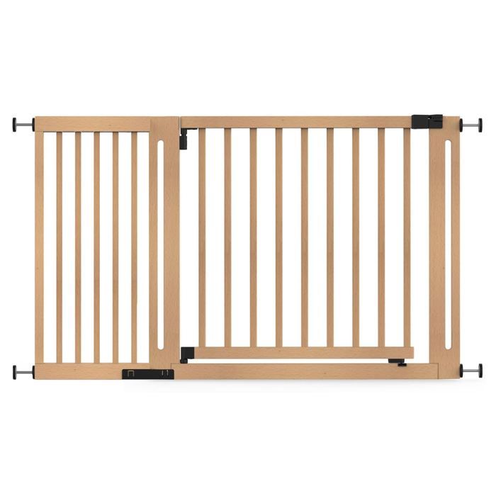 Safetots Houten Multipaneel Barrière En Speeltuin Assortiment Uitbreidingspaneel Natuurlijk Hout 60cm Uitbreiding Voor Barriere Of Speeltuin
