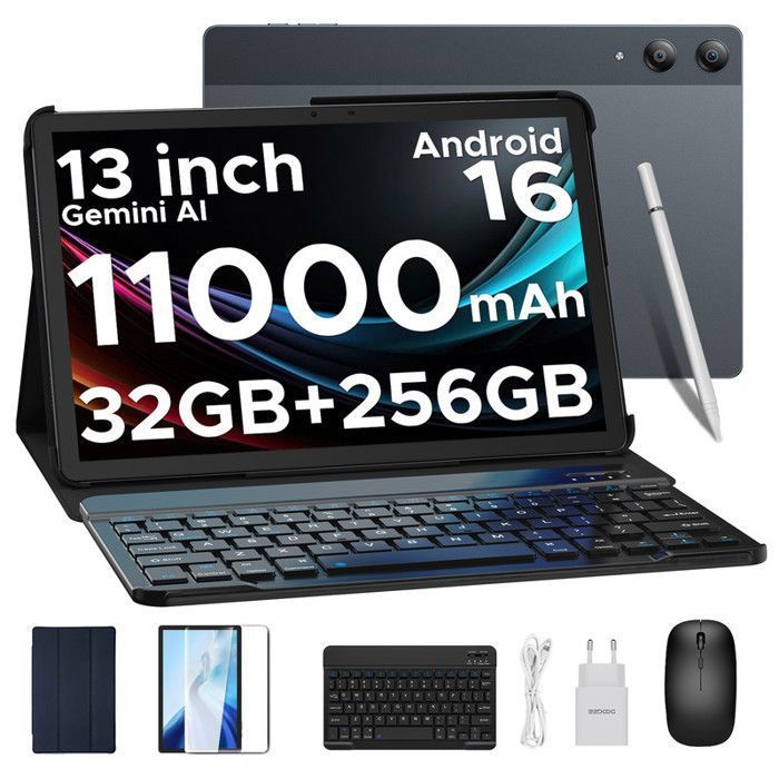 DOOGEE T20 Android 12 Tablette Tactile 10.4 Pouces, 15Go+256Go/TF 1To