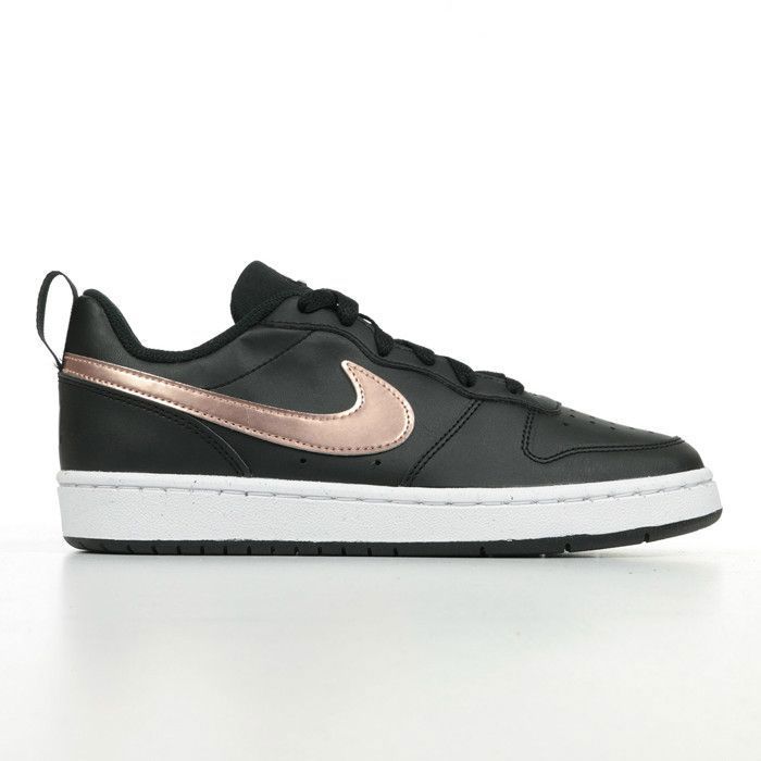 Nike Court Borough Low Rc Se Gs, Baskets fille Black Metallic