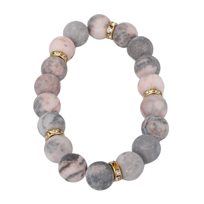 SURENHAP Bracelet de soulagement de lanxiété Femmes Bracelet de soulagement anxiété Agate rose guérison hygiene accessoires