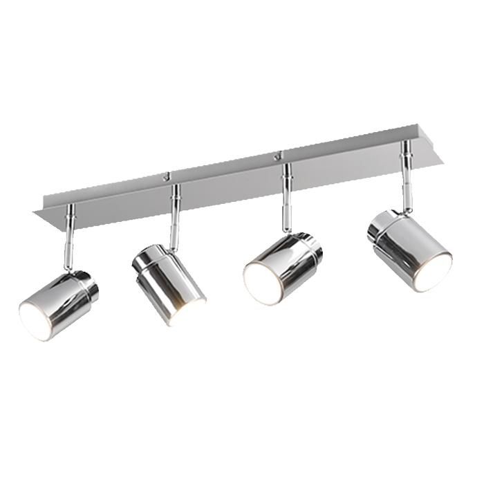 Spot plafonnier 4xGU10 IP44 chrome - Trio - Angelo
