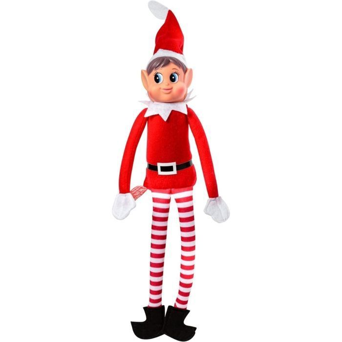 Mini Figurine Elfe De Noël - Bébé Lutin Farceur Articulé, 9 Cm - Pour Décorer Cheminée, Table, Sapin - Cadeau Mignon Pour Enfants - 6