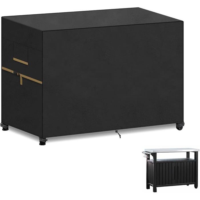 Housse de Protection Barbecue Housse BBQ pour Keter Desserte Barbecue Unity Housse Barbecue Gaz Exterieur 125X65X90cm#