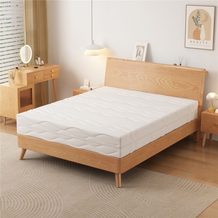 Matelas KIMFEAD 160x200 cm Matelas ressorts ensachés 7 zones de confort Soutien H3 Ferme Ergonomique et respirant Hauteur 20cm