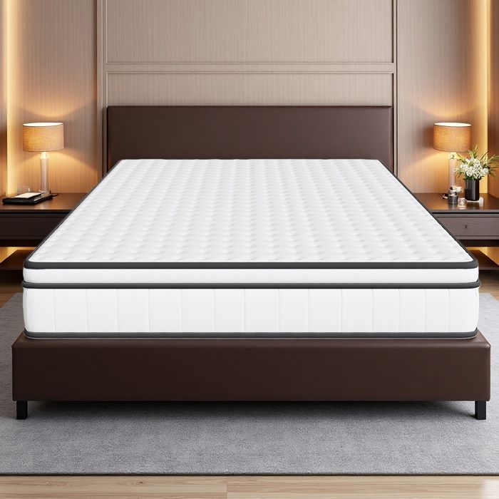 Matelas 140x200 - Epaisseur 25cm - Confort Équilibré - Matelas 2 Personnes - Matelas mémoire de forme 140x200 cm
